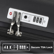 KONO Hard Case Expandable 4 Roll TSA Lock Lightweight hand luggage 55cm Medium 65cm Large 75cm Trolley