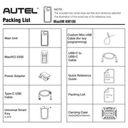 Autel MaxiIM KM100 Key Fob Programming Immobilizer Tool 2PCS Autel IKEY for 60s Key Generation OBD IMMO Key Learning on 99% Car