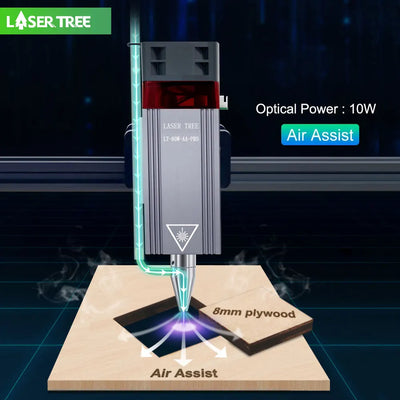 LASER TREE 20w 40W 80W Laser Module 450nm Laser Head Blue Laser for Cnc Laser Engraving Cutting Machine WoodWorking DIY Tools