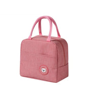 Insulated Lunch Bag Oxford Cloth Lunch Bag Insulated Lunch Box Bag with Leakproof Aluminium Foil Lining Mouth Zipper for Commute