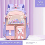 2025 Primary School Girls' Schoolbag Kawaii Lightweight Children's Bag Waterproof Bags Colorful Travel Backpack Mochilas Gifts