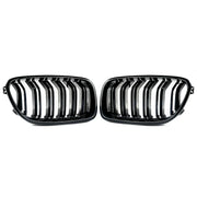 Gloss Black For BMW 5 Series F10 F11 F18 M5 Front Bumper Grills Double 2010-2016 Wide Kidney Grille 520d 530d 540i 528i 535i CAR