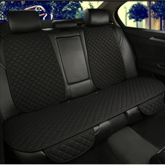 Universal Car Seat Cover Protector Linen Front Rear Back Flax Summer Cushion Pad Mat Sedan Suv Pick-up Car Interior Accessories