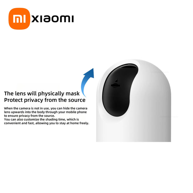 Xiaomi Smart Camera 3 Pro PTZ Version 360° Ultramicroscopic Full Color AI Human Pet Baby Cry DetectionHDR 2.4/5GHz Mesh Gateway