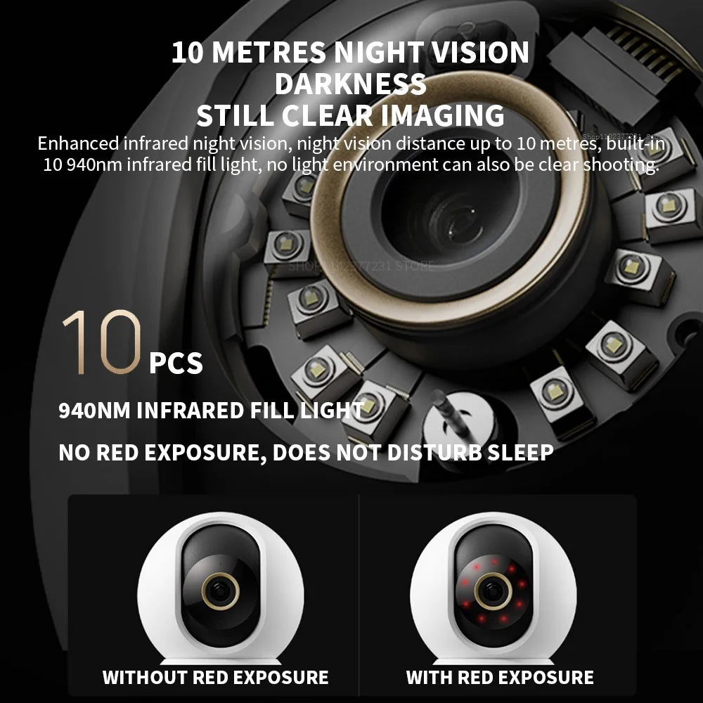 Xiaomi Smart Camera C700 4K 8 Megapixels 360° Panorama Dual-band Wi-Fi 6 AI Human Detection Pet Detection Home Security CN