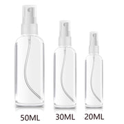 Refillable Bottles Empty Spray Bottle Transparent Plastic Perfume Bottles Mini Cosmetic Spray Bottle Atomizer 20/30/50 ML