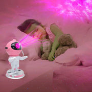Pink Astronaut Galaxy Nebula Star Projector with Timer Remote Control 360° Adjustable Starry Night Light Kids Room Home Decor