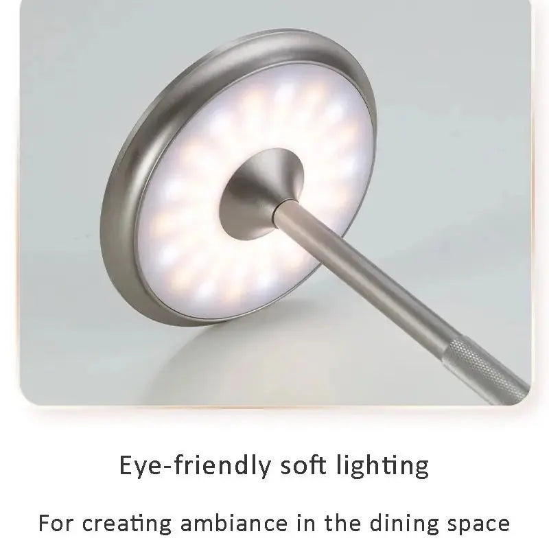 Wireless Simple Decorative Table Lamp Infinitely Dimmable Atmosphere Classic Retro Portable Rechargeable Touch Desk Lamp