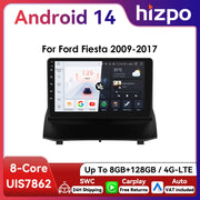 Hizpo 9inch Android13 Car Radio for Ford Fiesta 2009 - 2017 Sync Multimedia DSP RDS CarPlay 4G BT GPS Navigation UI7862 Headunit