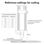 LASER TREE 20w 40W 80W Laser Module 450nm Laser Head Blue Laser for Cnc Laser Engraving Cutting Machine WoodWorking DIY Tools