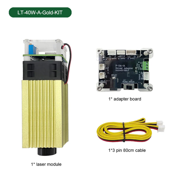 LASER TREE 20w 40W 80W Laser Module 450nm Laser Head Blue Laser for Cnc Laser Engraving Cutting Machine WoodWorking DIY Tools