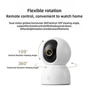 XIAOMI Smart Camera 4 8MP 4K UHD Indoor Monitoring Remote 360-degree No-dead-angle Night Vision Network Home Camera