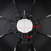 TRIOPO 55cm 65cm 90cm 120cm Foldable Octagon Softbox Tripod Grip for Godox V860III V1 AD200Pro Yongnuo Speedlite Flash Light