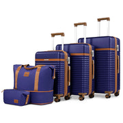 Travel Luggage Suitcase Set, Expandable Lightweight Carry on Suitcase with Duffel Bag,Toiletry Bag,TSA Lock,Spinner Wheels