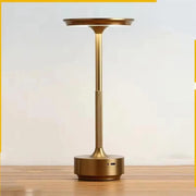 A92P Wireless LED Table Lamp Restaurant Bar Lamp Dimming Atmosphere Portable Charging Touch Read Lamp Bedroom Decor Light Gold