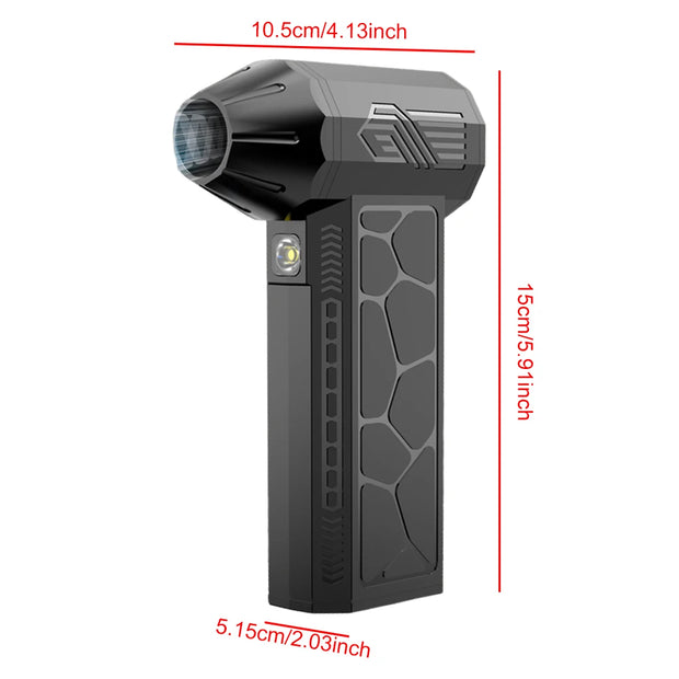 Mini Turbo Jet Fan 130000 RPM Strong Winds 50m/s Turbo Violent Fan Powerful Blower Handheld Duct Fan Air Duster Blower
