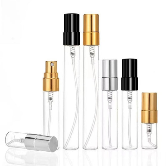 50pcs 100pcs 2ml 3ml 5ml 10ml  Refillable Perfume spray Bottle Empty Mini Spray Bottle Perfume Bottles Atomizer Container