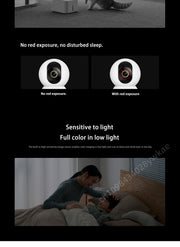 XIAOMI Smart Camera 4 8MP 4K UHD Indoor Monitoring Remote 360-degree No-dead-angle Night Vision Network Home Camera