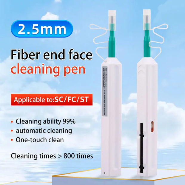 SAIVXIAN Fiber optic cleaning pen SC/FC/ST/LC/MU end face cleaner cleaning tool optical module cleaning  adapter flange coupler
