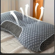 Home Bedroom Pillow, Made of Comfortable and Breathable Fabric, Machine Washable, Suitable for Side or Back Sleeping