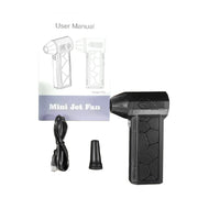 Mini Turbo Jet Fan 130000 RPM Strong Winds 50m/s Turbo Violent Fan Powerful Blower Handheld Duct Fan Air Duster Blower
