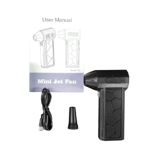 Mini Turbo Jet Fan 130000 RPM Strong Winds 50m/s Turbo Violent Fan Powerful Blower Handheld Duct Fan Air Duster Blower