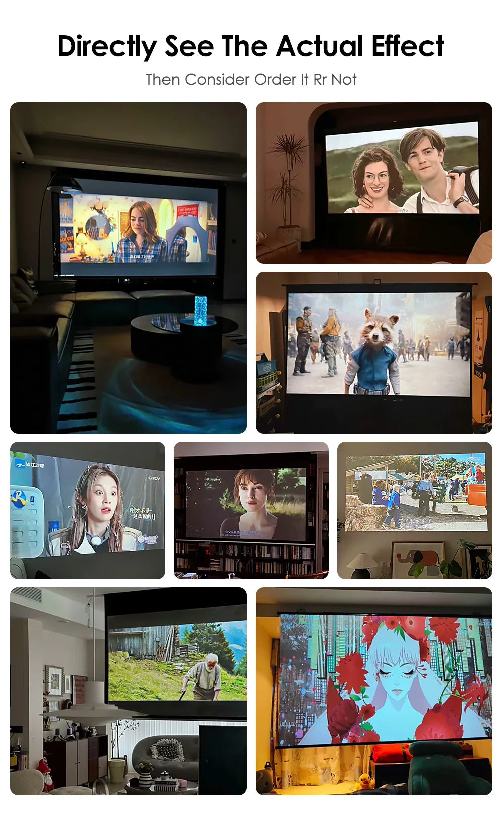 Projector 4k wifi Android 5G Full HD 1080P for home movie 15000 Lumen Video Projectors for Home Theater Cinema Beamer 1400 ANSI