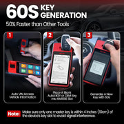 Autel MaxiIM KM100 Key Fob Programming Immobilizer Tool 2PCS Autel IKEY for 60s Key Generation OBD IMMO Key Learning on 99% Car