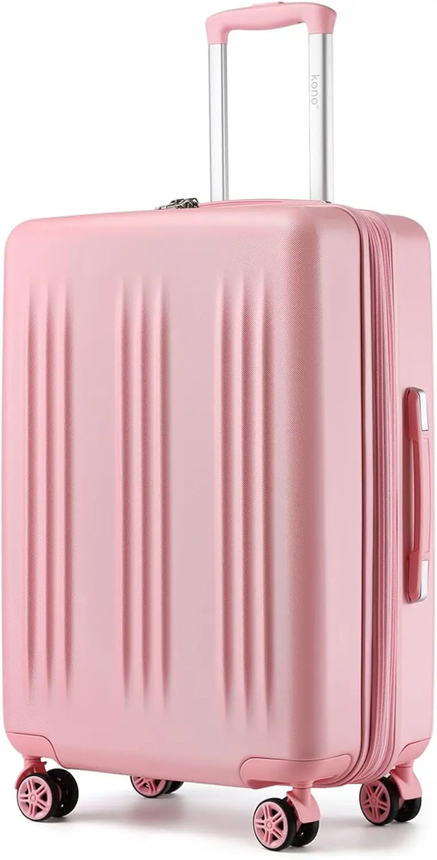 KONO Hard Case Expandable 4 Roll TSA Lock Lightweight hand luggage 55cm Medium 65cm Large 75cm Trolley