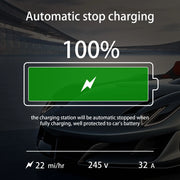feyree EV Charger Type2 7KW 32A EVSE Portable Charging Box CEE Male Plug Type1 GB/T Cord 5M Charging Cable for Electric Vehicle