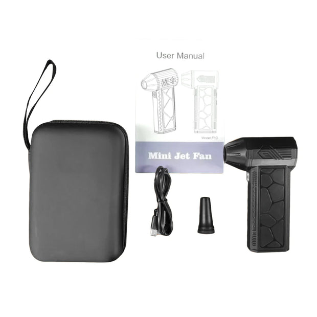 Mini Turbo Jet Fan 130000 RPM Strong Winds 50m/s Turbo Violent Fan Powerful Blower Handheld Duct Fan Air Duster Blower