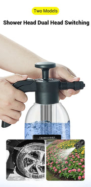 Car wash watering can Pet bath foam watering can for household car 2L spray watering can watering sprayer hand press sprayer