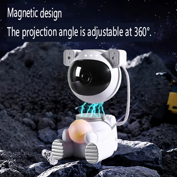 Galaxy Star Astronaut Projector LED Night Light Starry Sky Porjectors Lamp Decoration Bedroom Room Decorative For Children Gifts