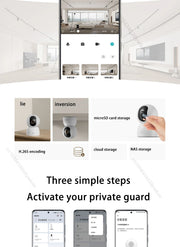 XIAOMI Smart Camera 4 8MP 4K UHD Indoor Monitoring Remote 360-degree No-dead-angle Night Vision Network Home Camera