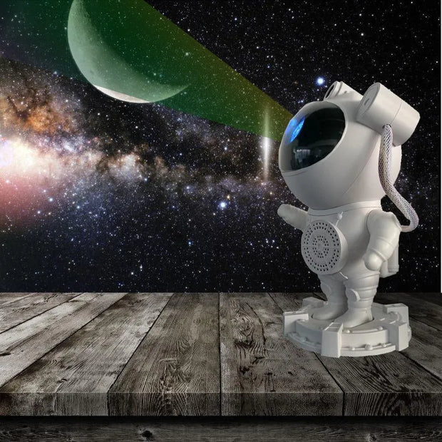 Astronaut Galaxy Projector-Star Projector Bluetooth Speaker White Noise Star Moon Lights for Bedroom Starry Space Ceiling Lamp