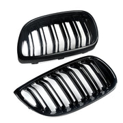 Gloss Black For BMW 5 Series F10 F11 F18 M5 Front Bumper Grills Double 2010-2016 Wide Kidney Grille 520d 530d 540i 528i 535i CAR