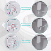 Samodra Toilet Bidet Shower Ultra-thin Bidet Toilet Seat Attachment Non-electric Bidet sprayer Dual Nozzles Frontal & Rear Wash