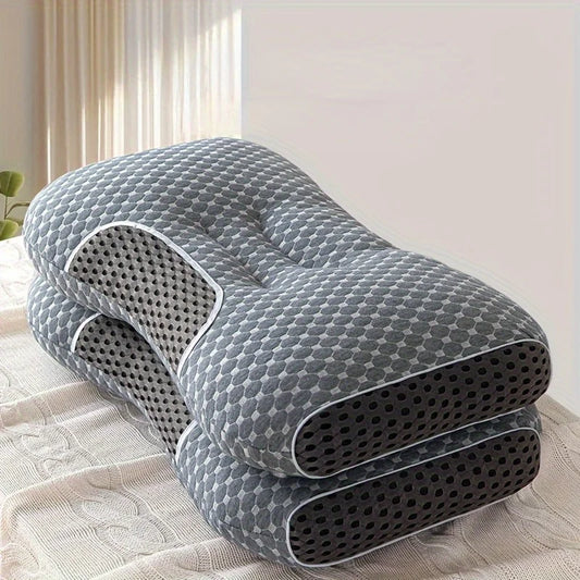 Home Bedroom Pillow, Made of Comfortable and Breathable Fabric, Machine Washable, Suitable for Side or Back Sleeping