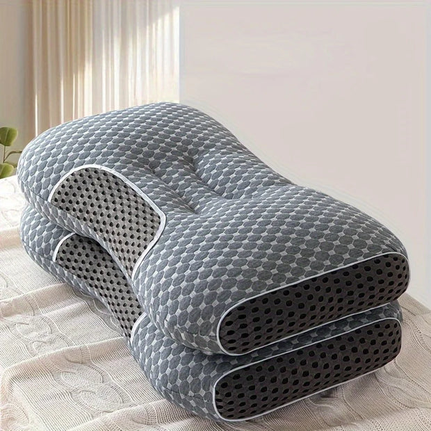Home Bedroom Pillow, Made of Comfortable and Breathable Fabric, Machine Washable, Suitable for Side or Back Sleeping