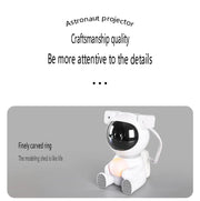Galaxy Star Astronaut Projector LED Night Light Starry Sky Porjectors Lamp Decoration Bedroom Room Decorative For Children Gifts