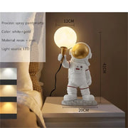 Astronaut Table Lamp Creative Astronaut LED Children's Room Bedroom Bedside Living Room Moon Wall Lamp Boy Planet Night Lamp