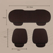 Universal Car Seat Cover Protector Linen Front Rear Back Flax Summer Cushion Pad Mat Sedan Suv Pick-up Car Interior Accessories