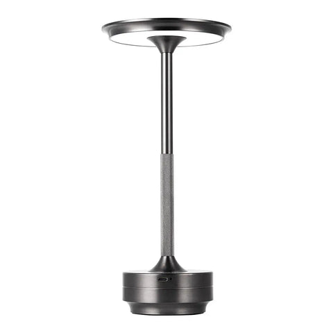 3 Color Table Lamp Black Led Rechargeable Usbc Silver Usb Gold Night Touch Dimmable Touch Control Eye Protected Bedside Aluminum