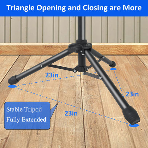 SH 90/125/145CM Projector Tripod Stand With Trays Laptop Tripod, Portable Projector Floor Stand Adjustable Height With Hose Clip